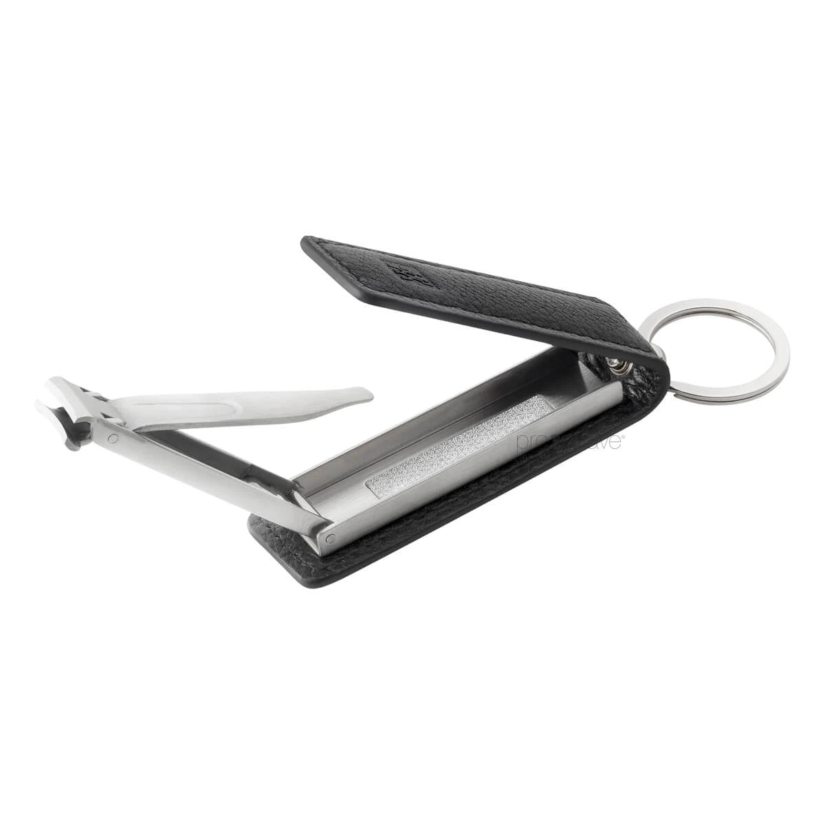 Nail clippers in keychain