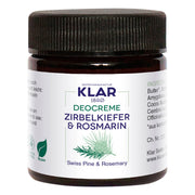 Deodorant Cream, Pine & Rosemary, 30 ml.