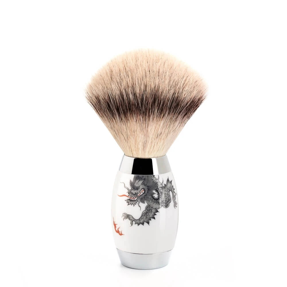 Meissen Porcelain Silvertip Fibre® Shaving Brush, Porcelain