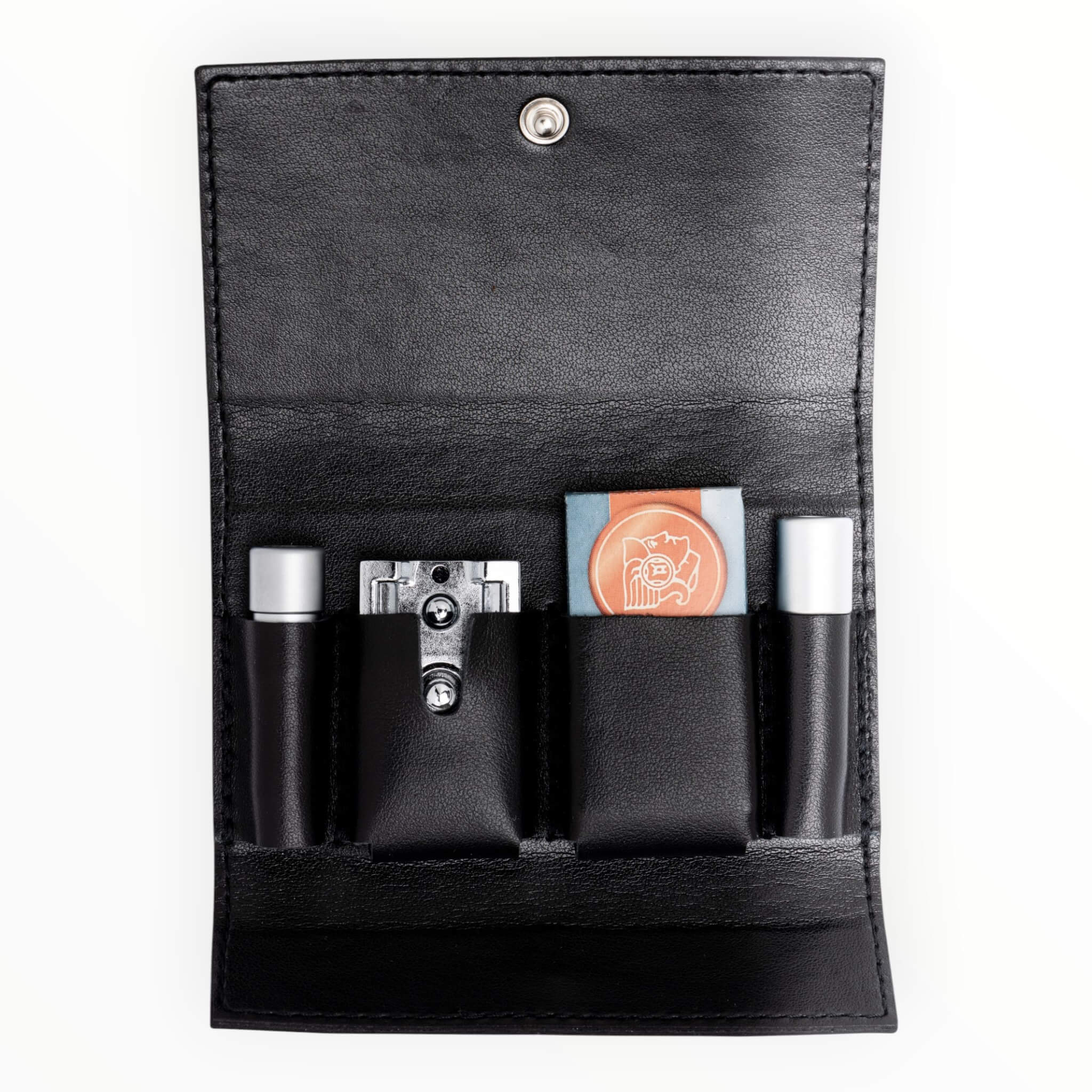 46C Travel Scraper in Leather Case