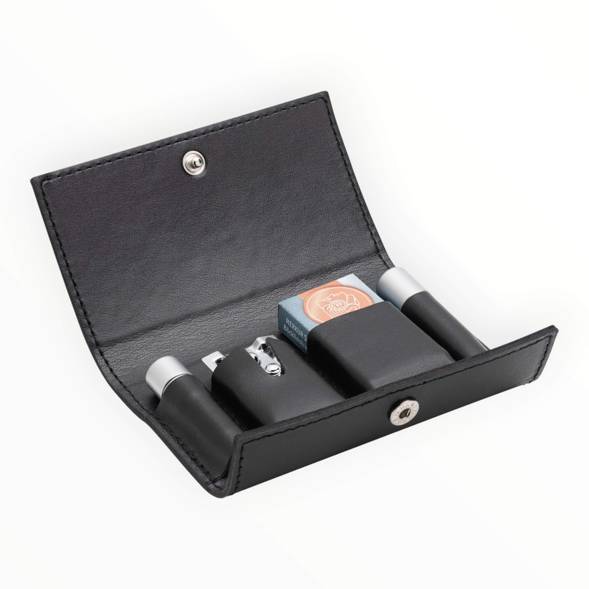 46C Travel Scraper in Leather Case