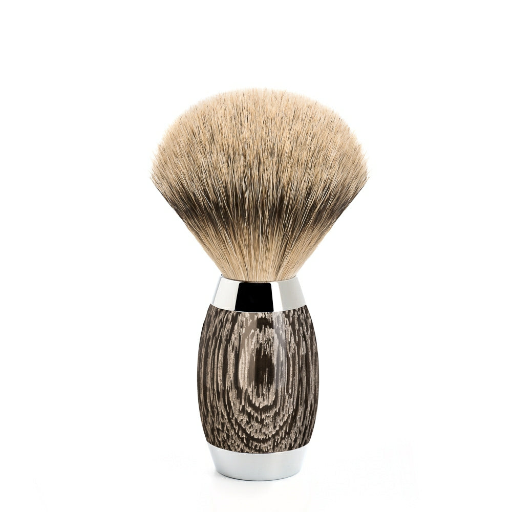 Silvertip Shaving Brush, Edition No. 3, Moss Oak & Sterling Silver