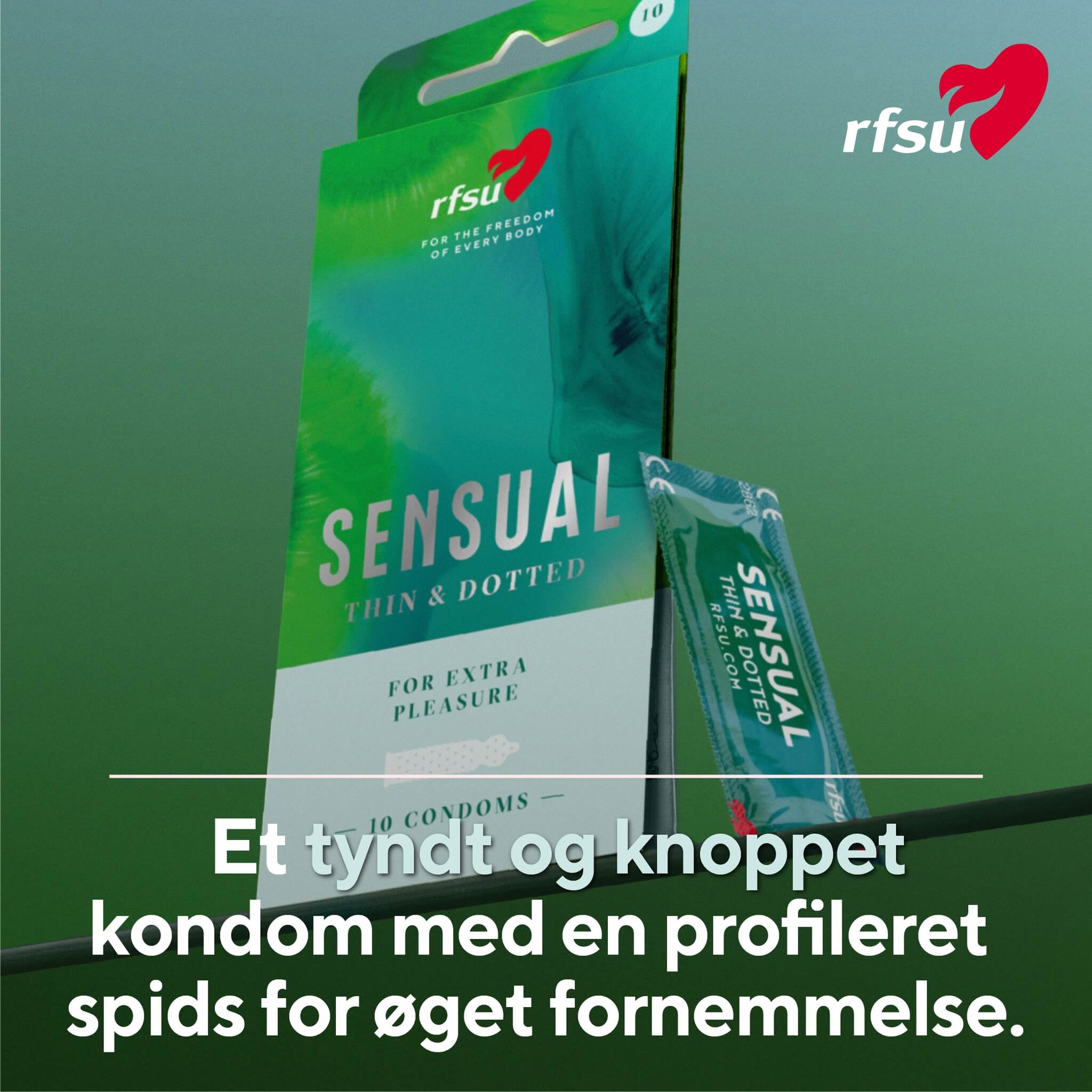 Sensual Condoms, 10-pack