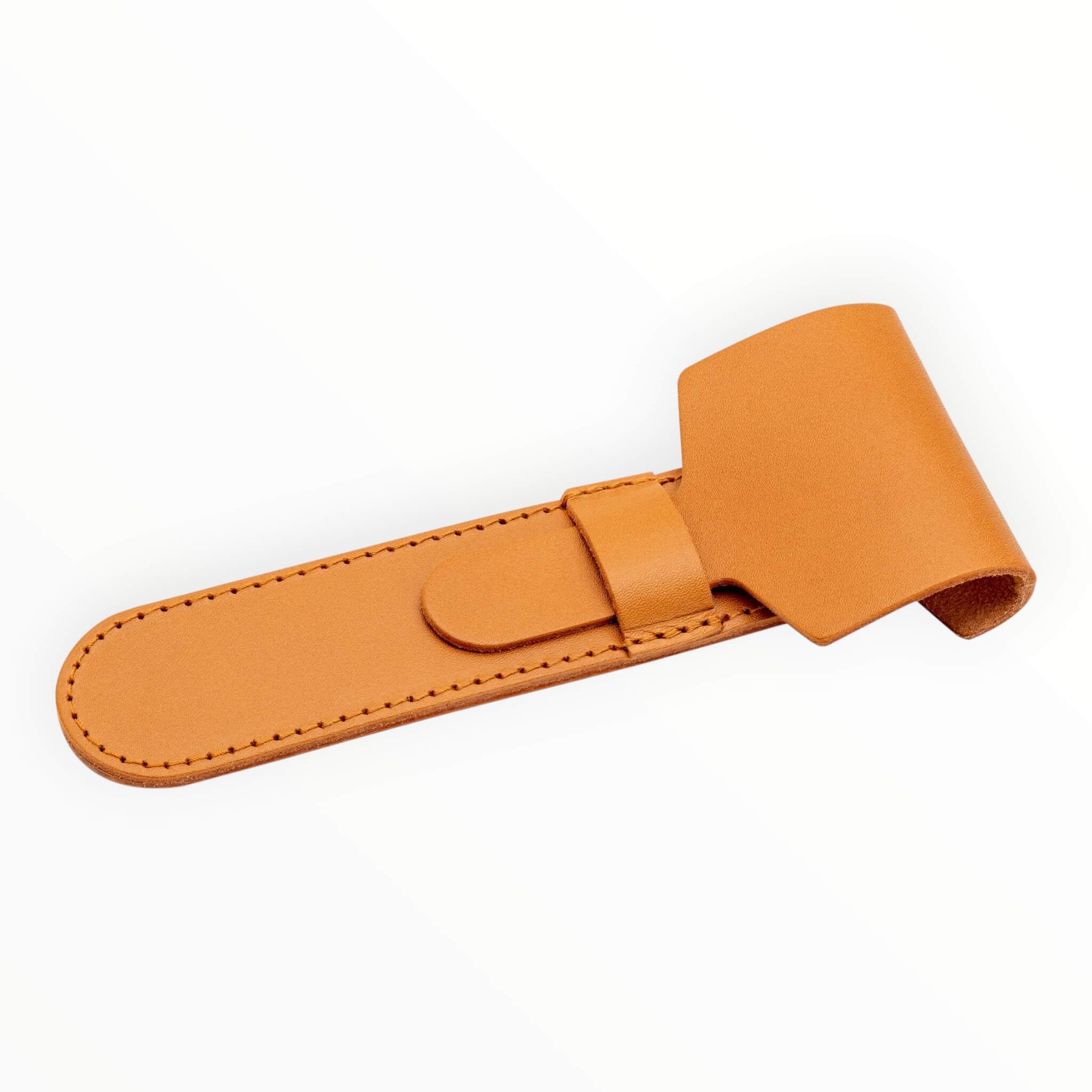 Case for Razors, Brown Leather
