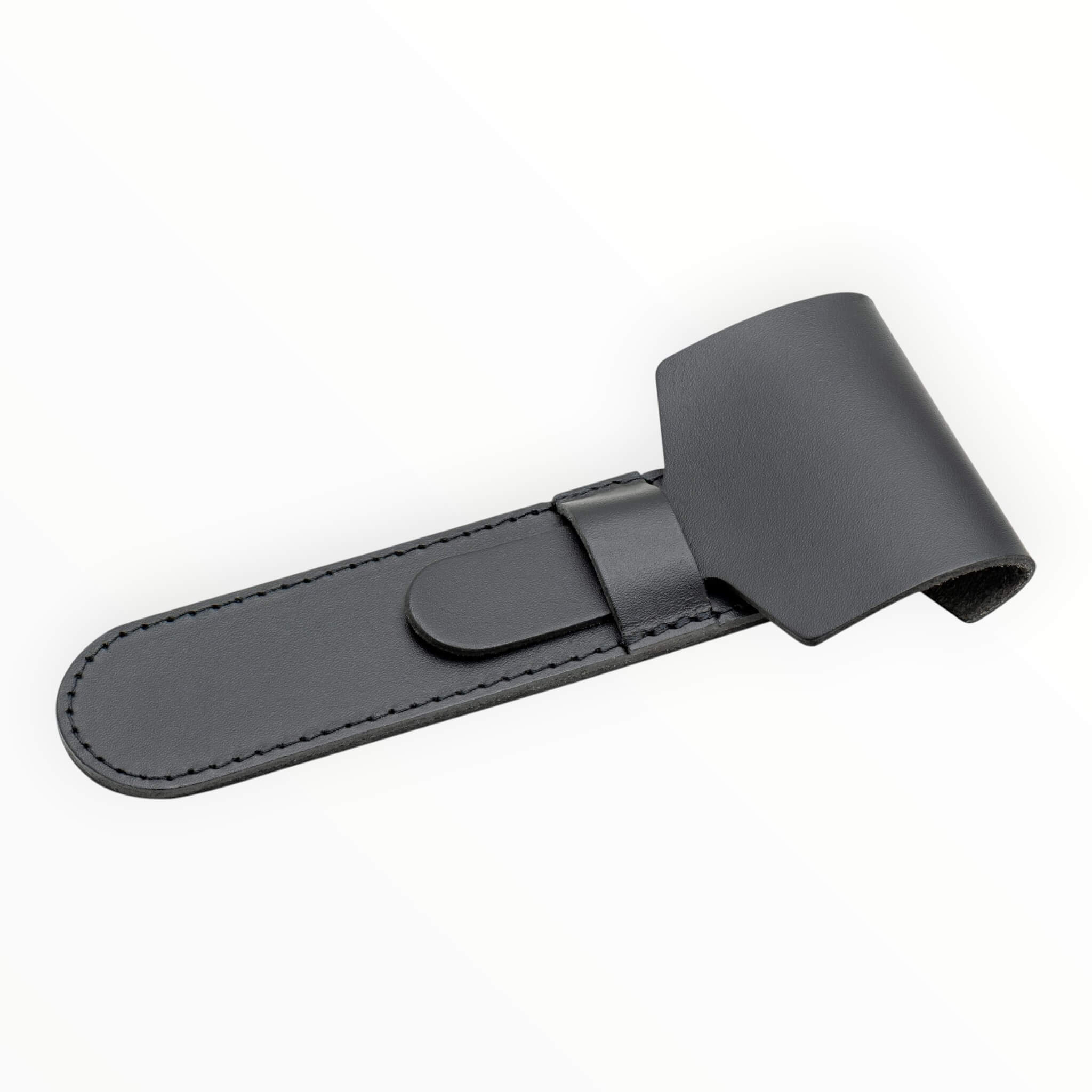 Case for Razors, Black Leather