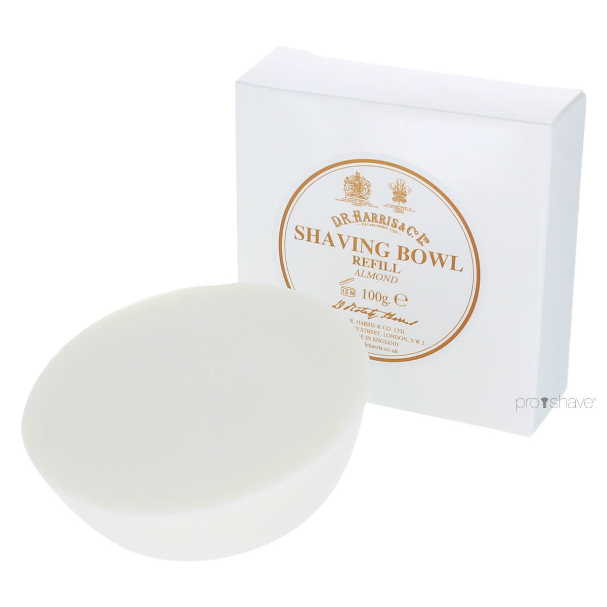 Almond Shaving Soap, Refill, 100 gr.