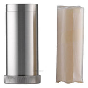 Shaving soap in steel tube with screw cap, Stainless steel, 50 gr.
