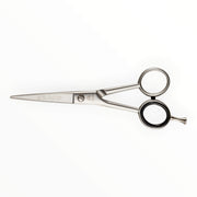 Hairdressing Scissors - Belly Handed, Micro Serration, Stainless Steel, 14 cm.