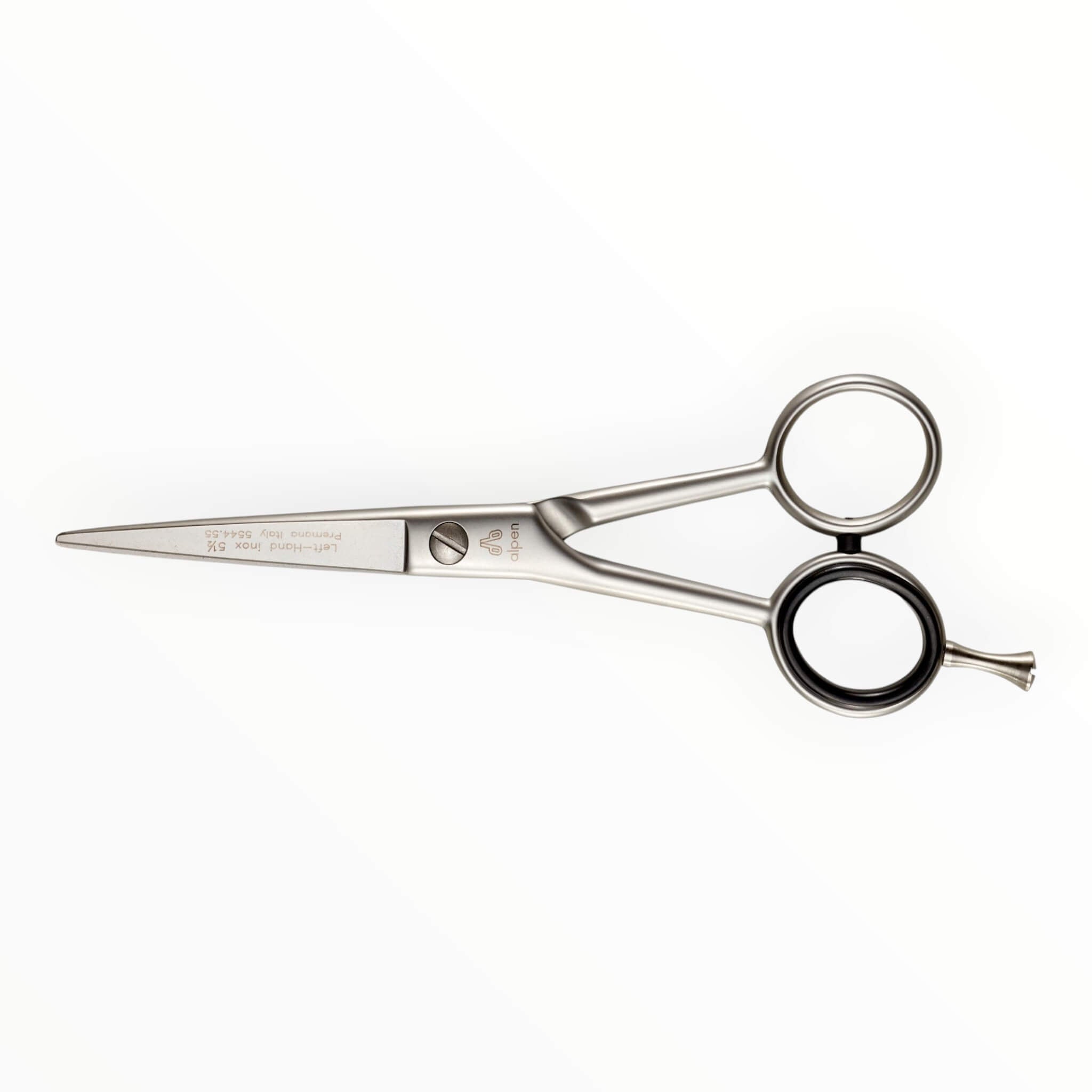 Hairdressing Scissors - Belly Handed, Micro Serration, Stainless Steel, 14 cm.