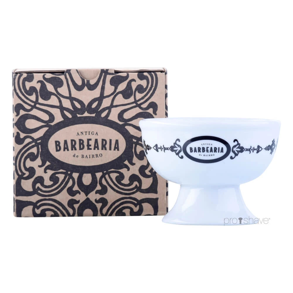 Shaving bowl, white