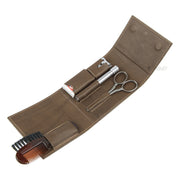 Set with Shaver, Nose hair scissors, Razor blades and Beard comb