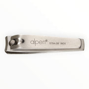 Nail Clippers in Leather Case, Stainless Steel, 6 cm.