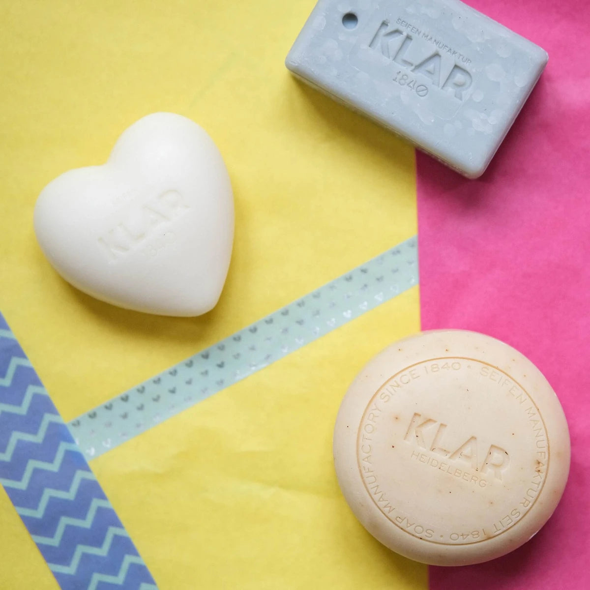 Heart-shaped soap, Rose, 65 gr.