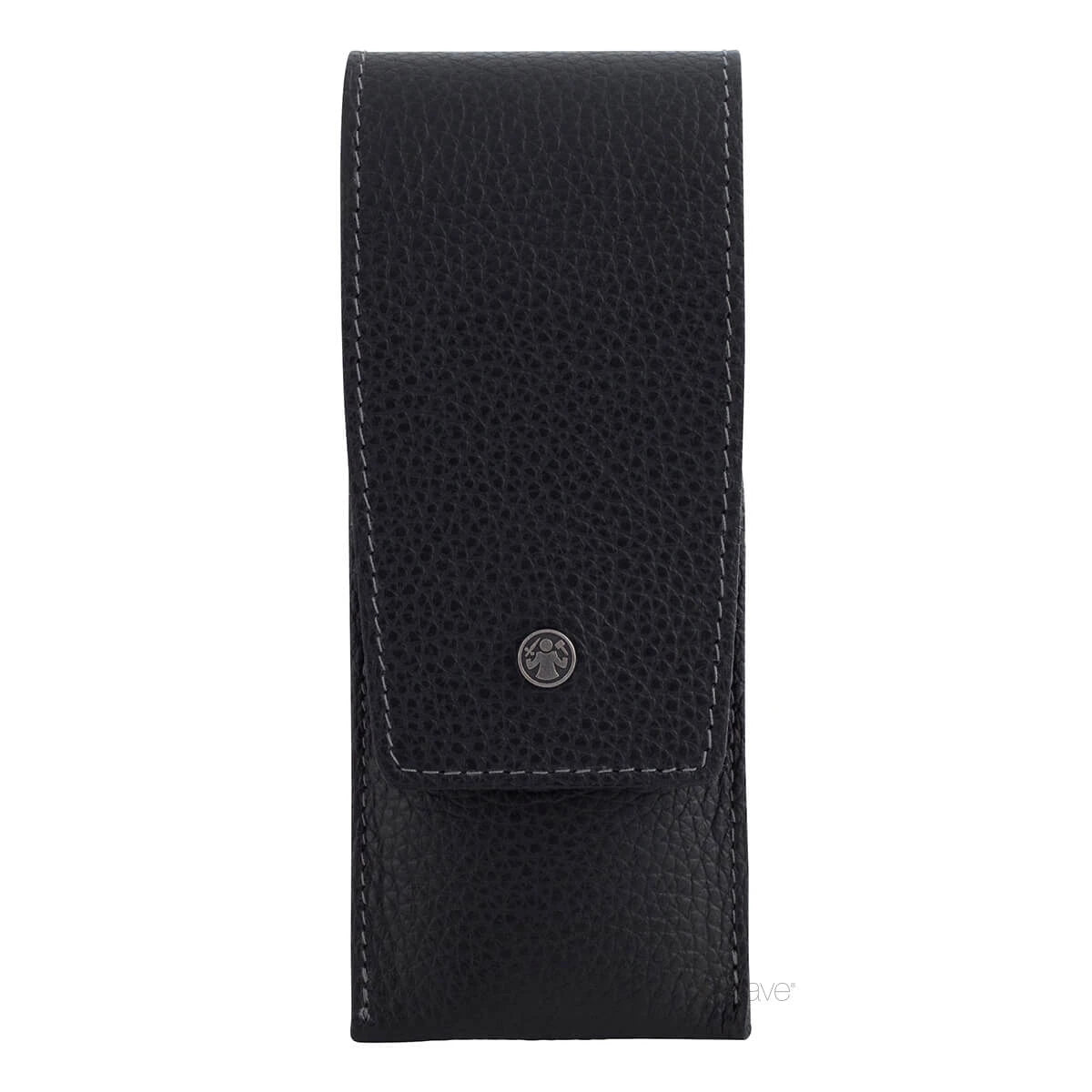 Beard & Grooming Set with 2 pieces, Black leather