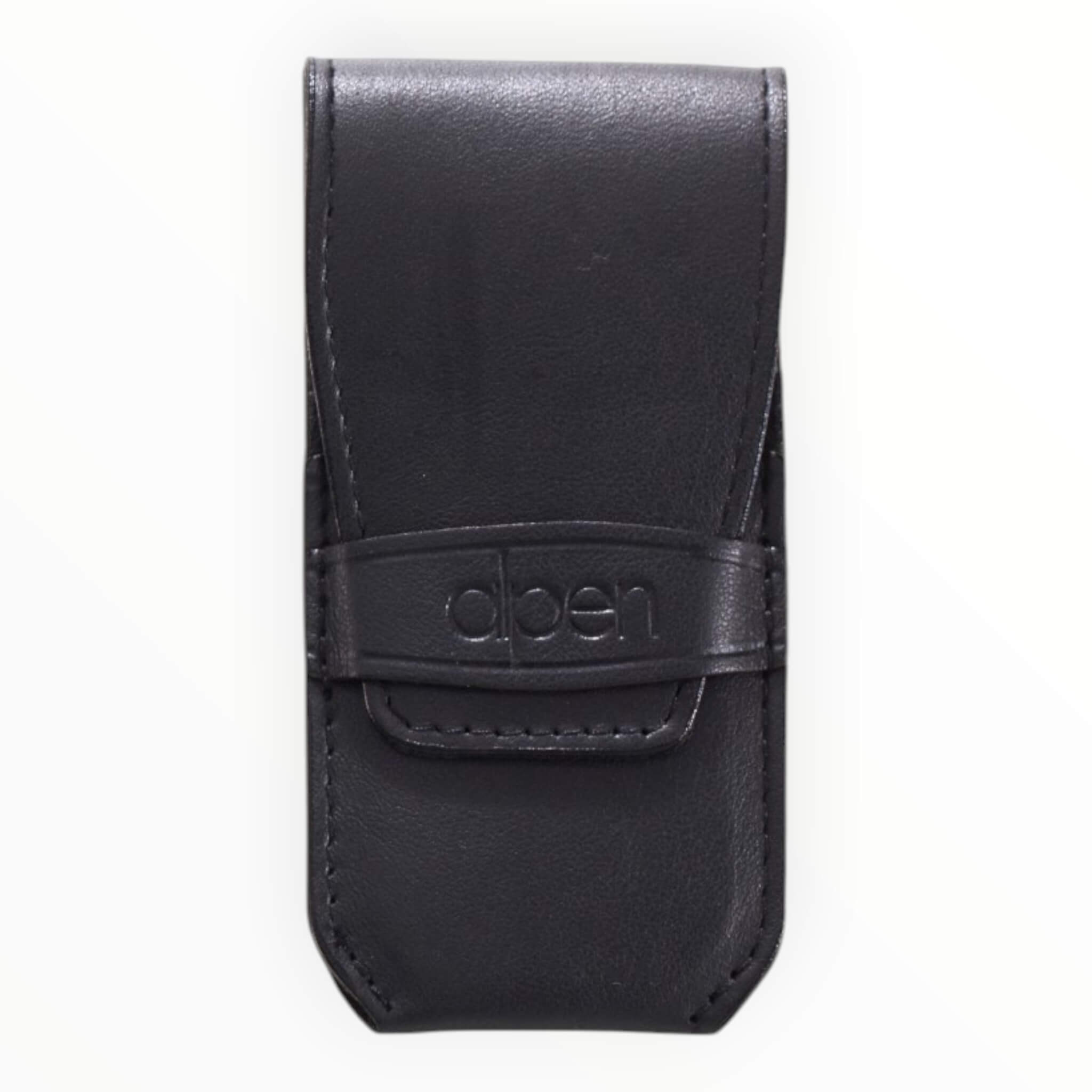 Manicure Set no. 6871, 3 pieces, Black Leather Case