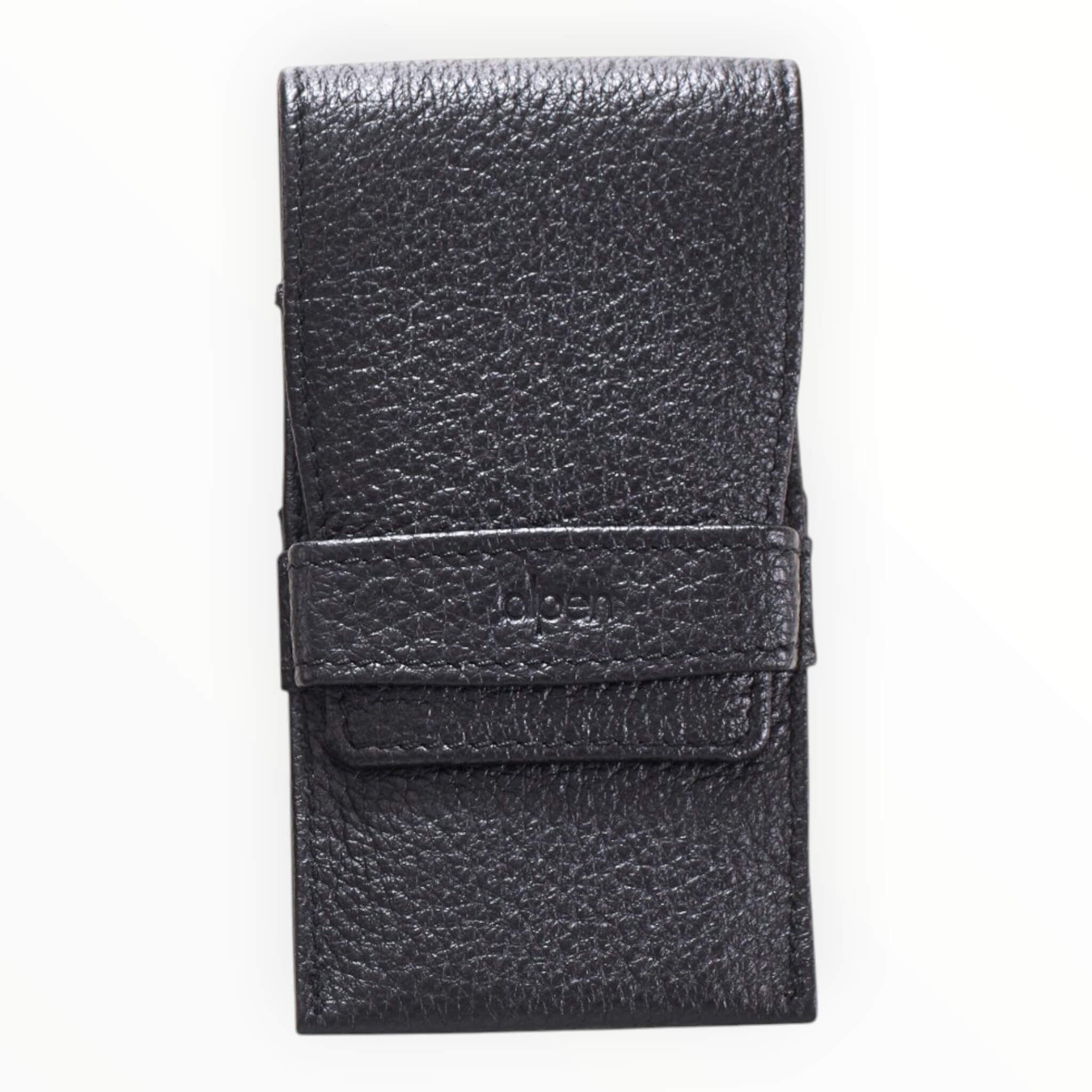 Grooming Set no. 6893, 3 pieces, Black Leather Case