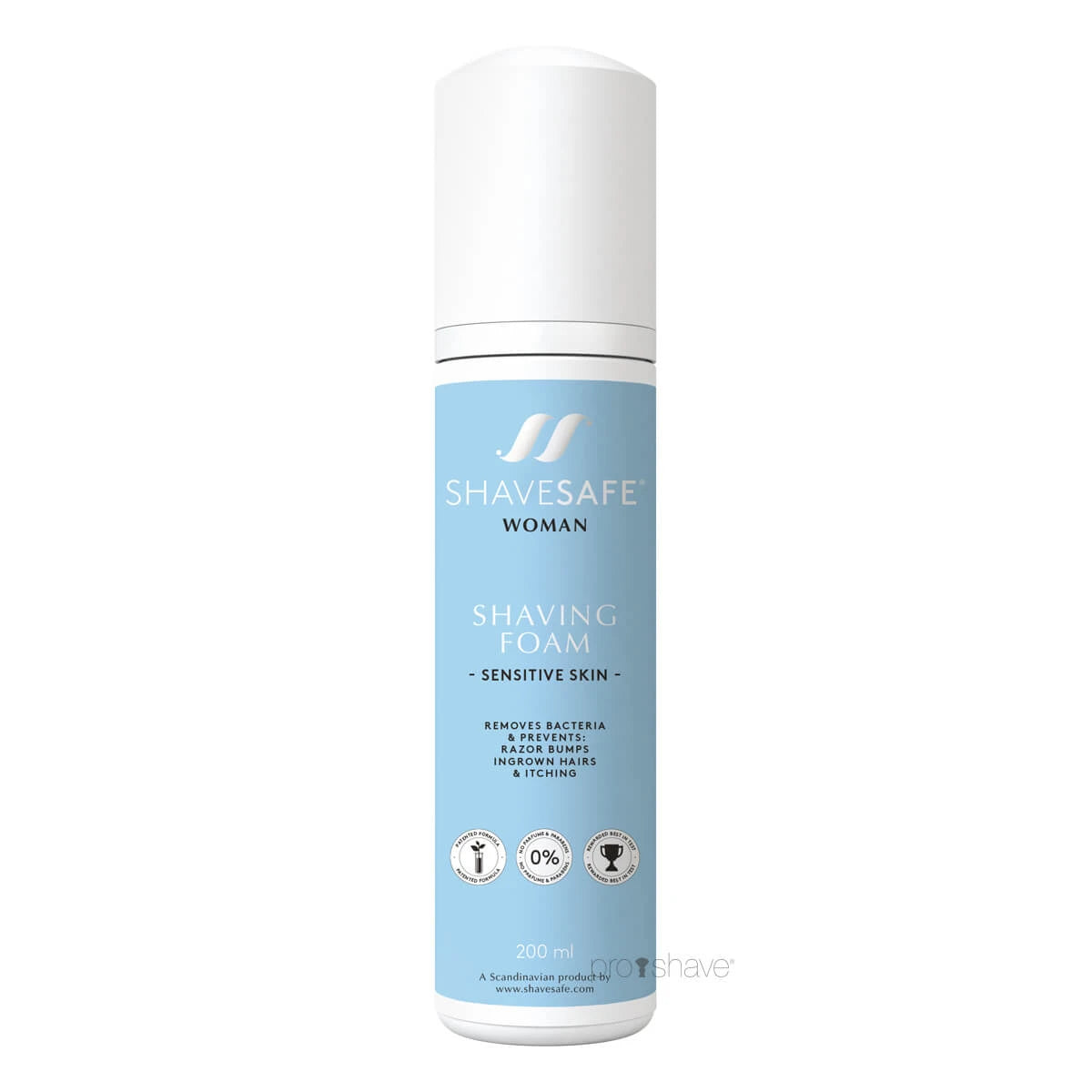 Shaving foam, Woman, Sensitive skin, 200 ml.