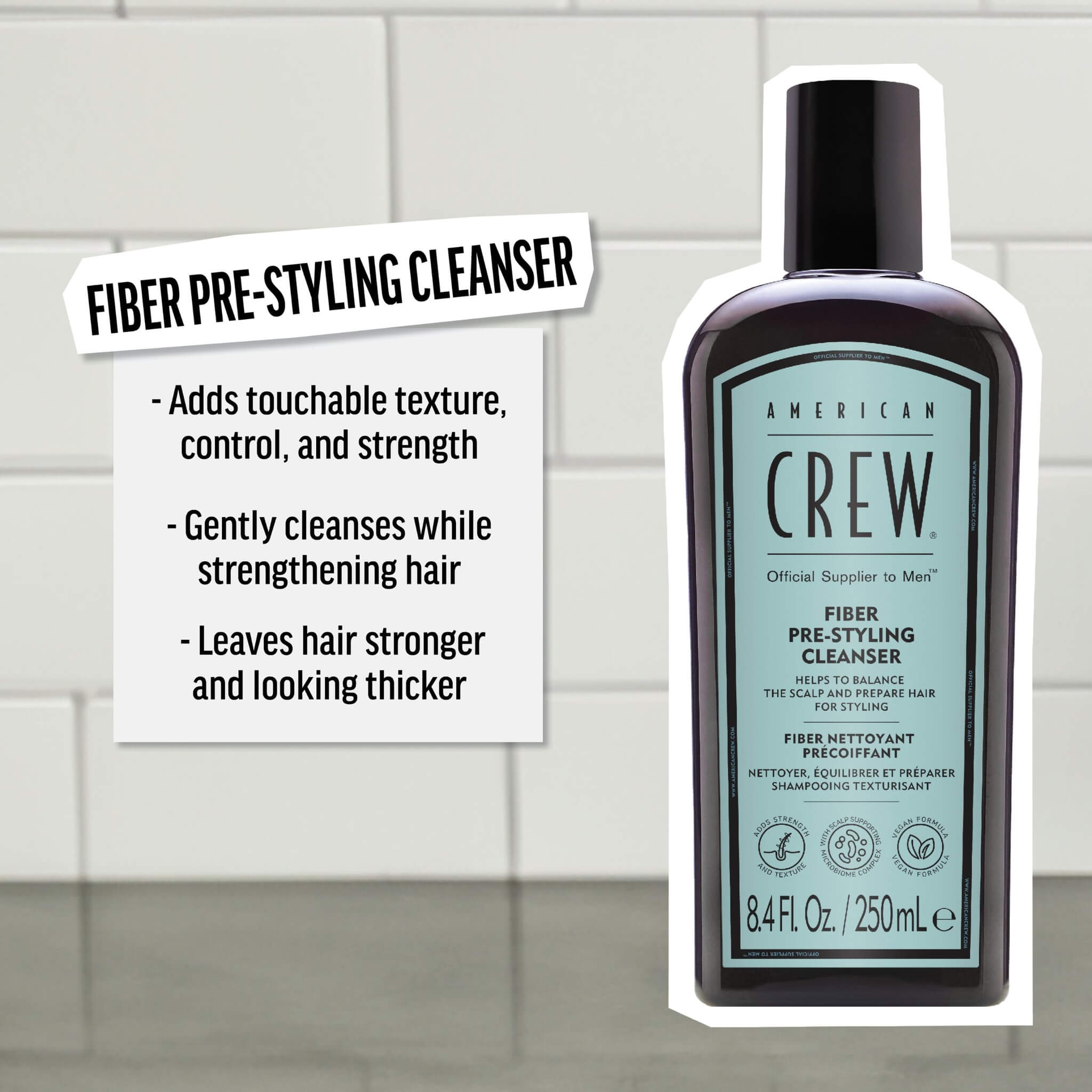 Fiber Pre-Styling Cleanser, 250 ml.
