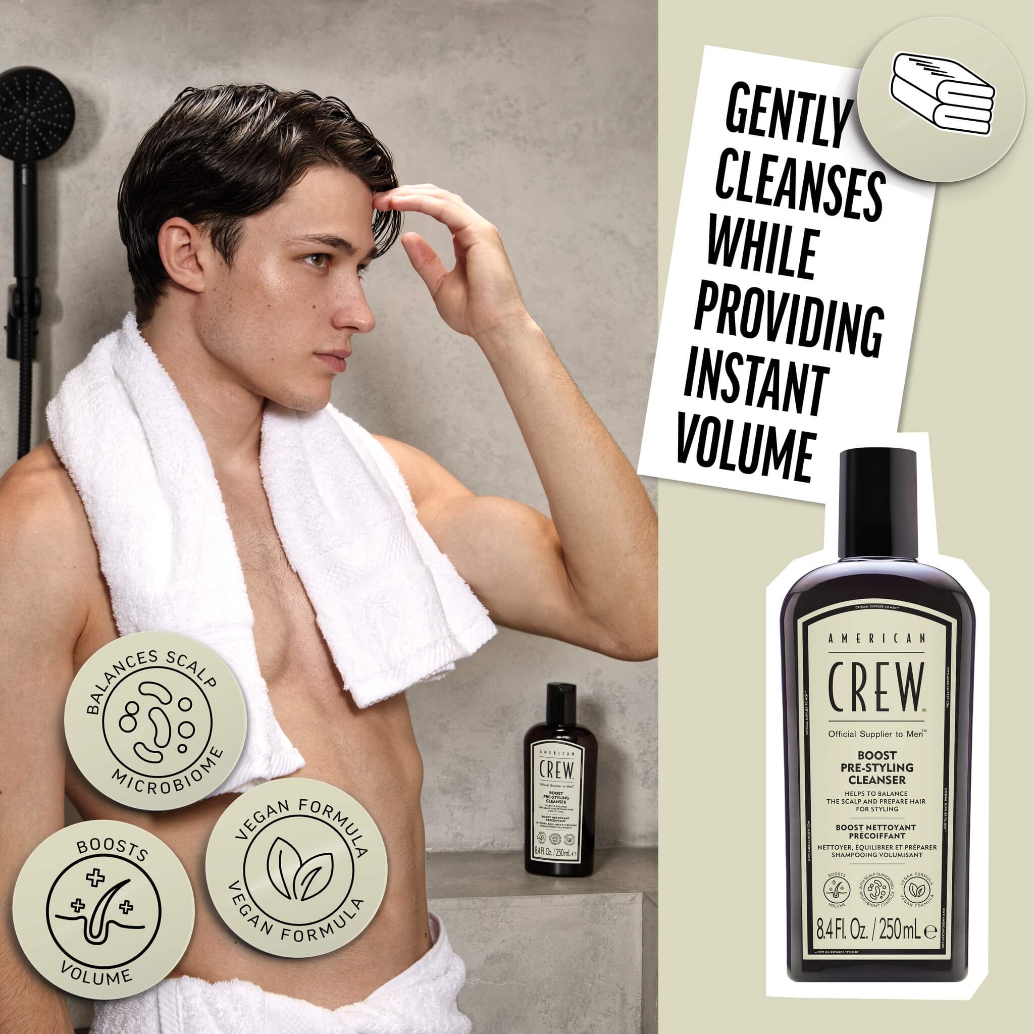 Boost Pre-Styling Cleanser, 250 ml.