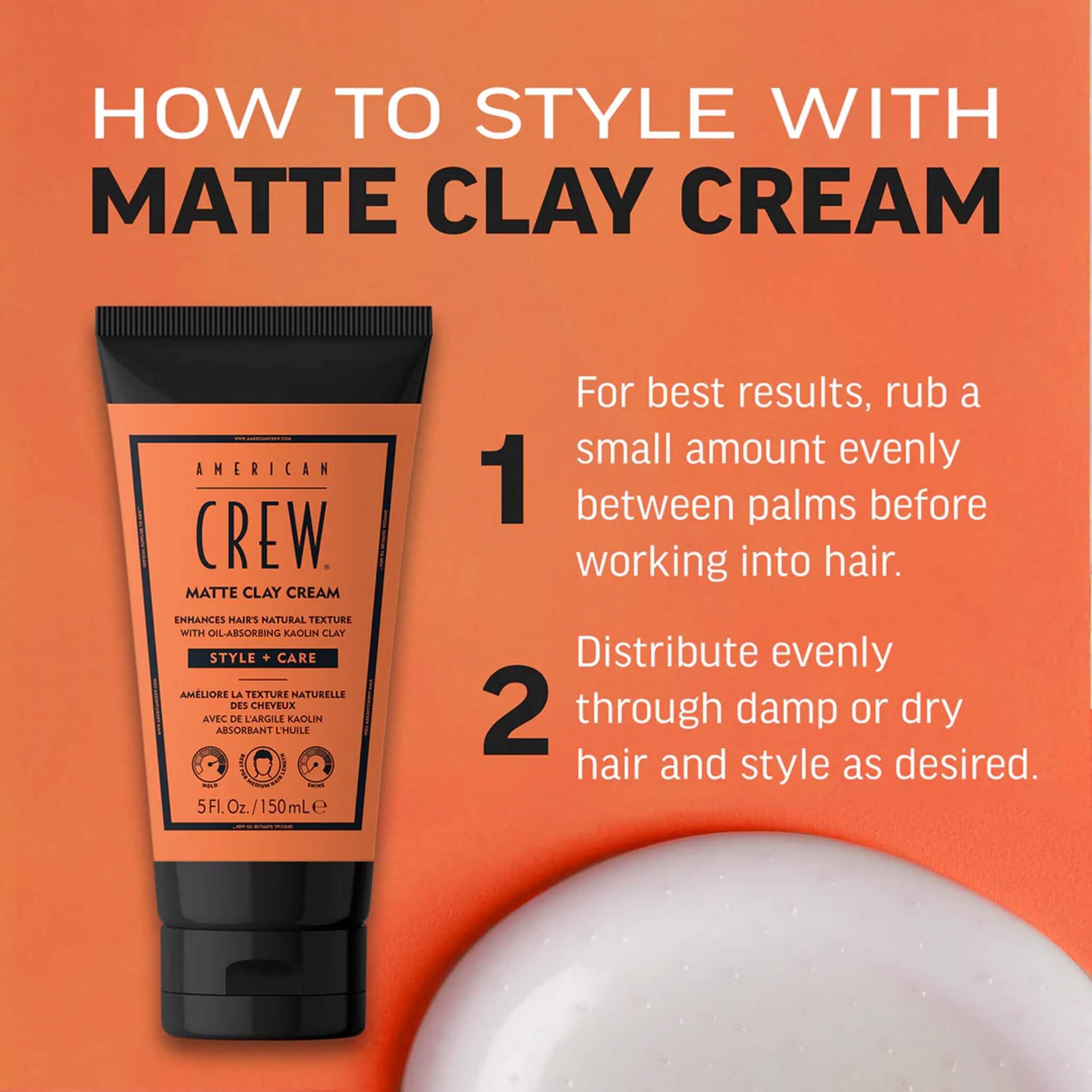 Matte Clay Cream, 150 ml.
