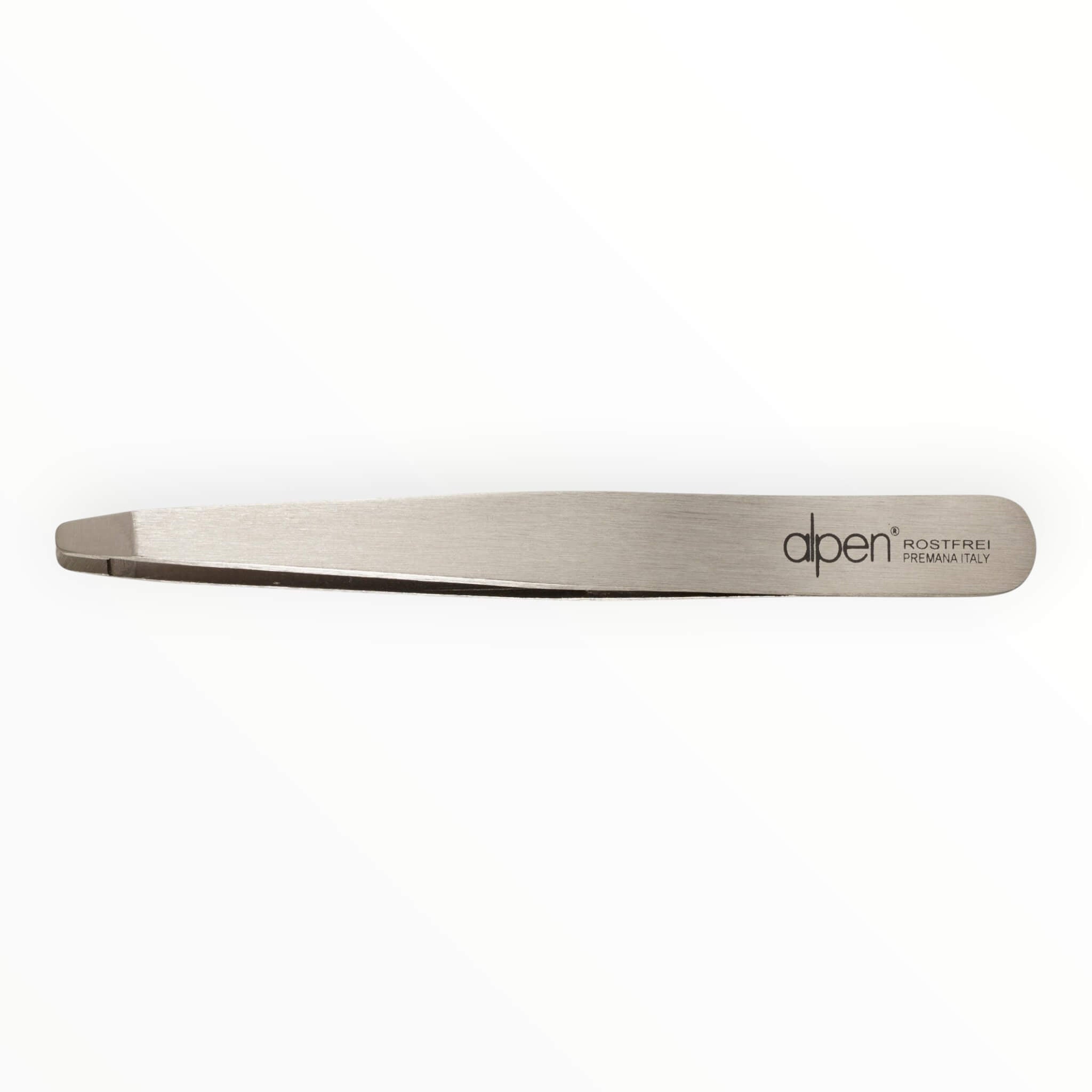 Tweezers, Round, Stainless Steel, 10 cm.