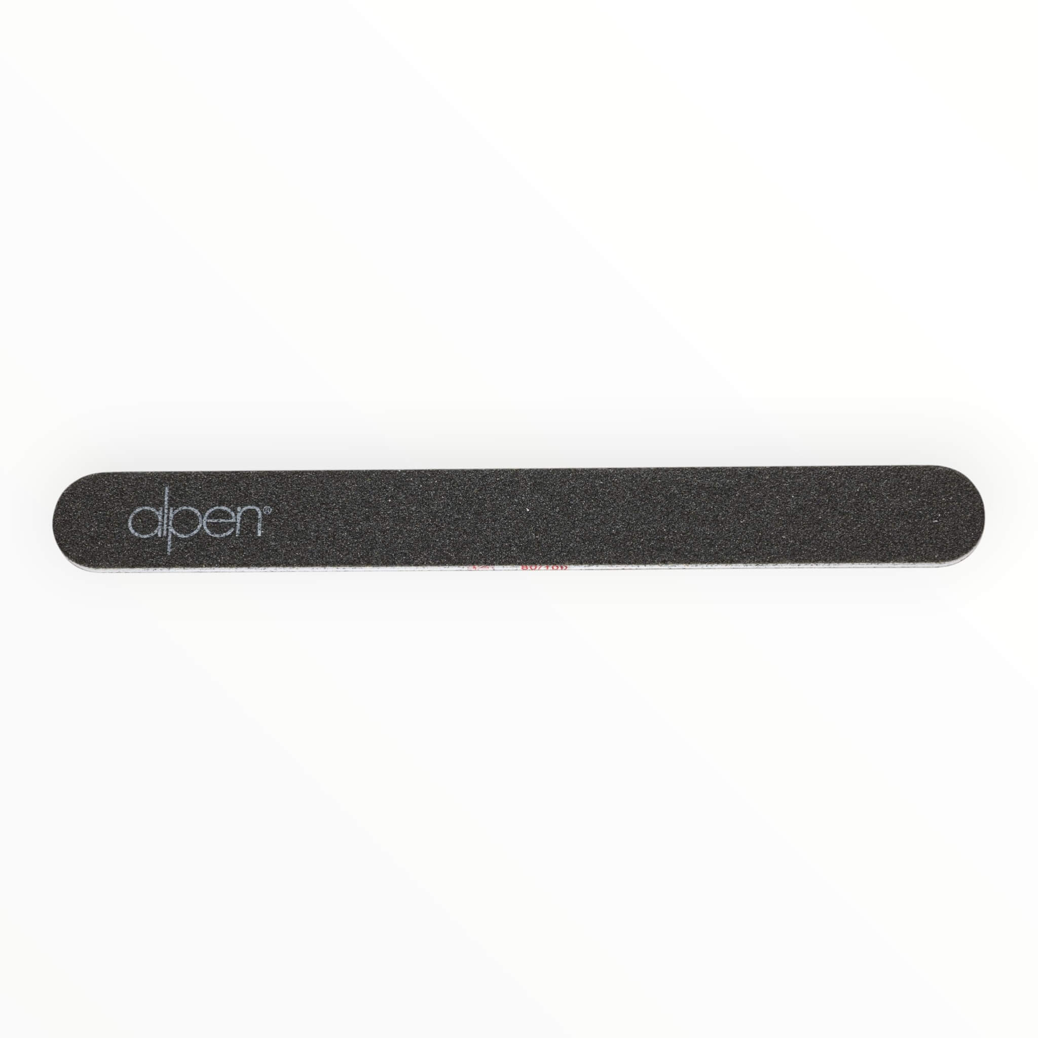 Nail file, Black - 80/100, 18 cm.