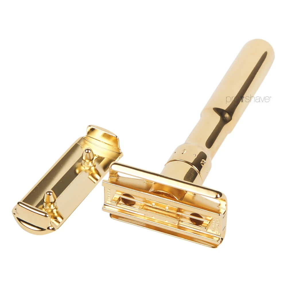Futur Adjustable DE razor, Gold