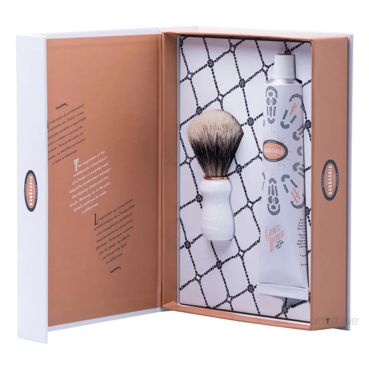 Gift set with Shaving Cream and Shaving Brush, Chiado