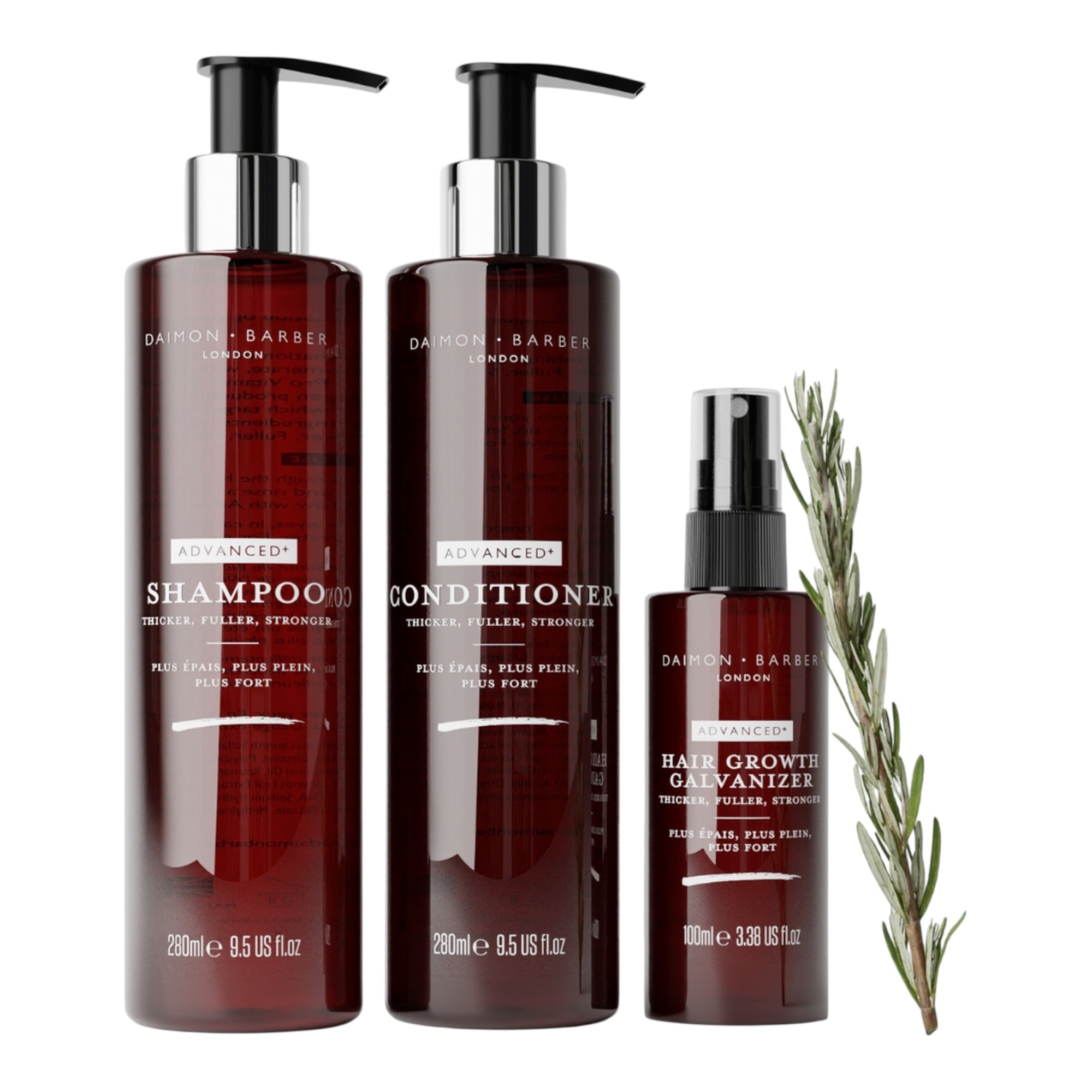 Advanced+ Trio, Shampoo, Conditioner & Hair Growth Galvanizer