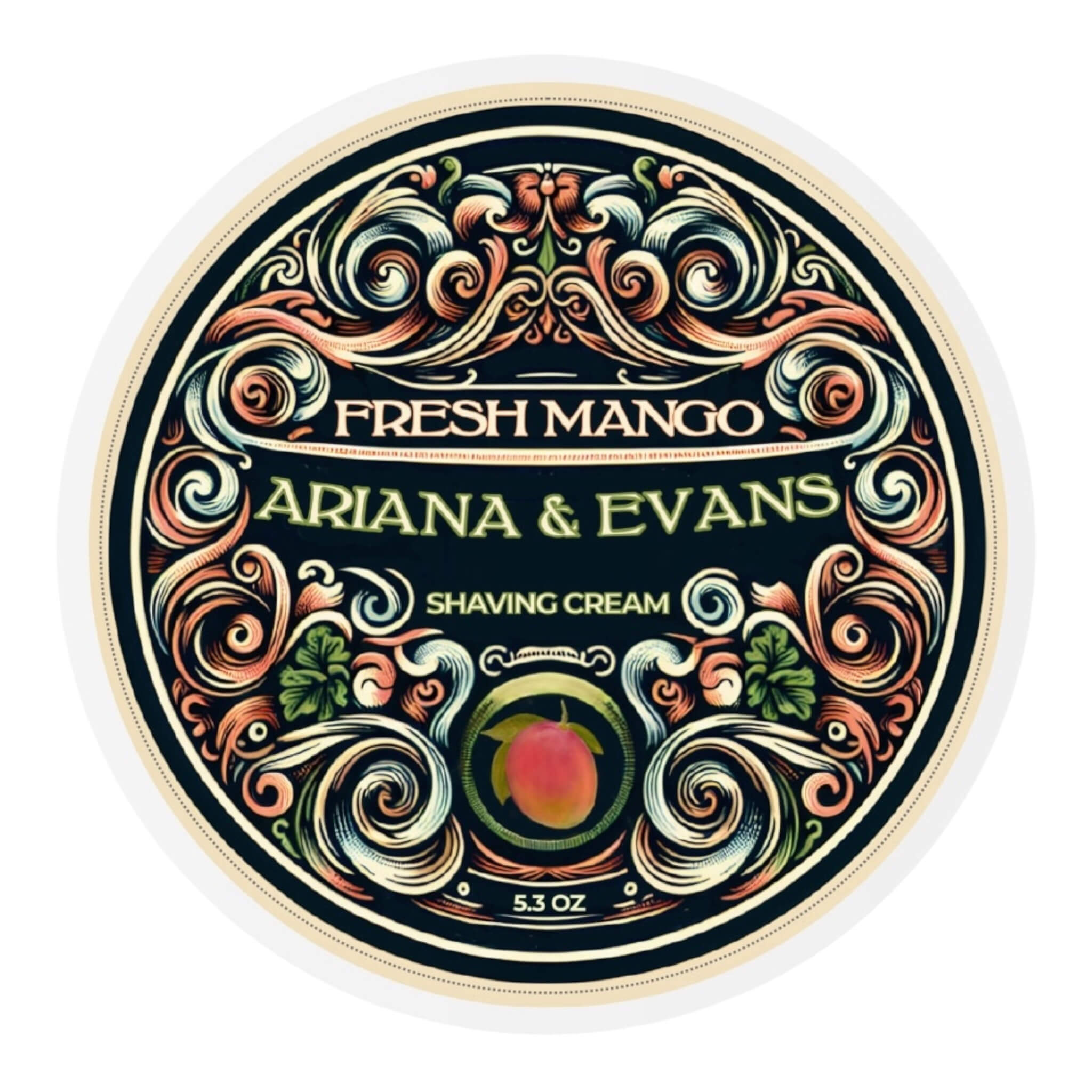 Shaving soap, Fresh Mango, 157 ml.