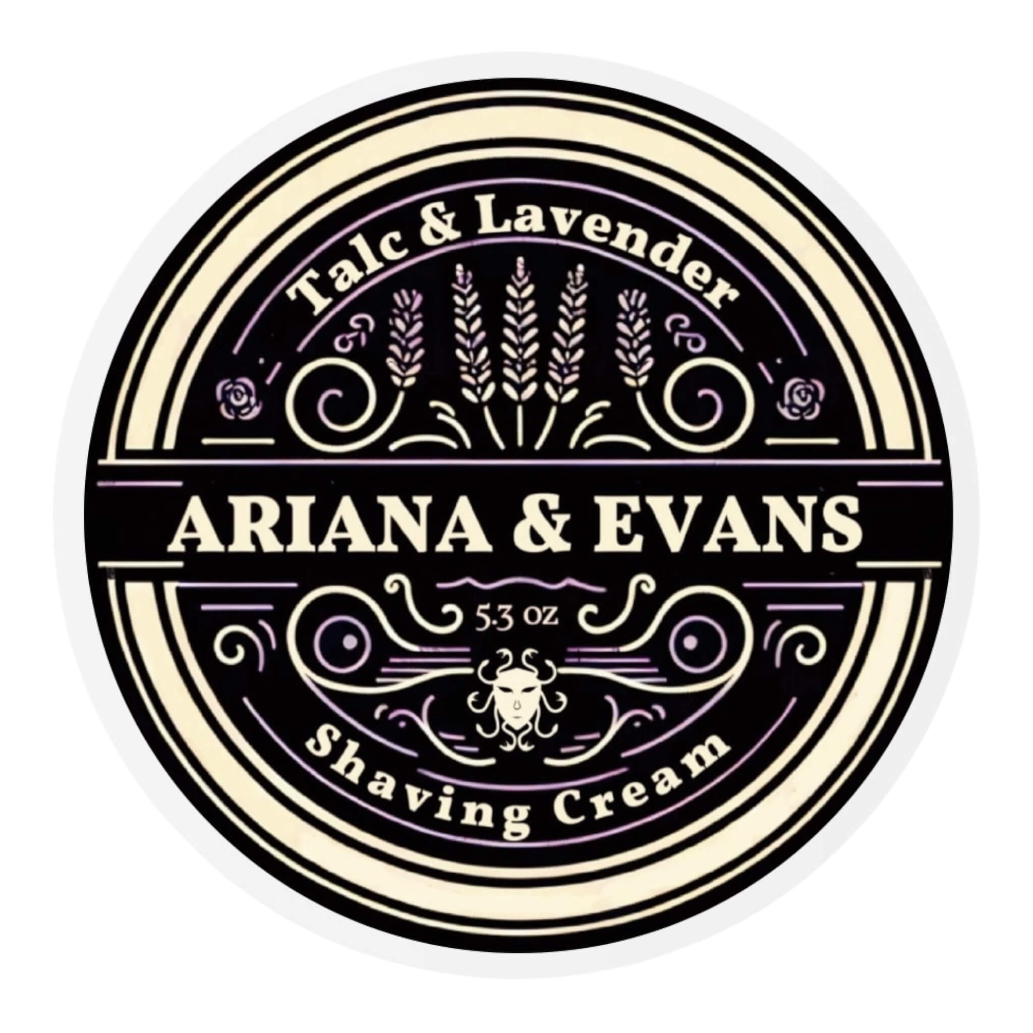 Shaving soap, Talc & Lavender, 157 ml.