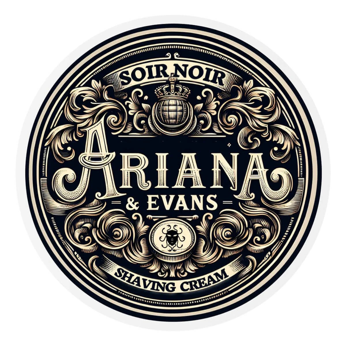 Shaving soap, Soir Noir, 157 ml.