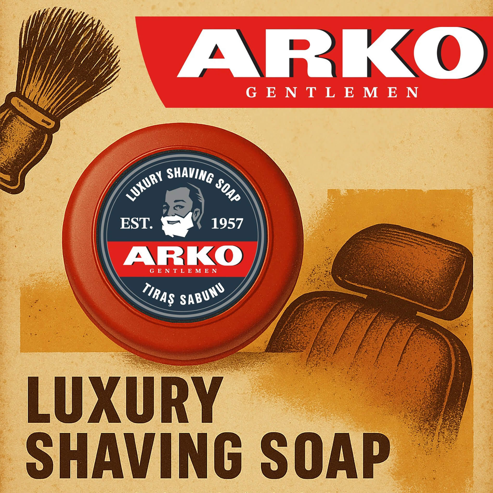 Shaving Soap in bowl, 150 g.