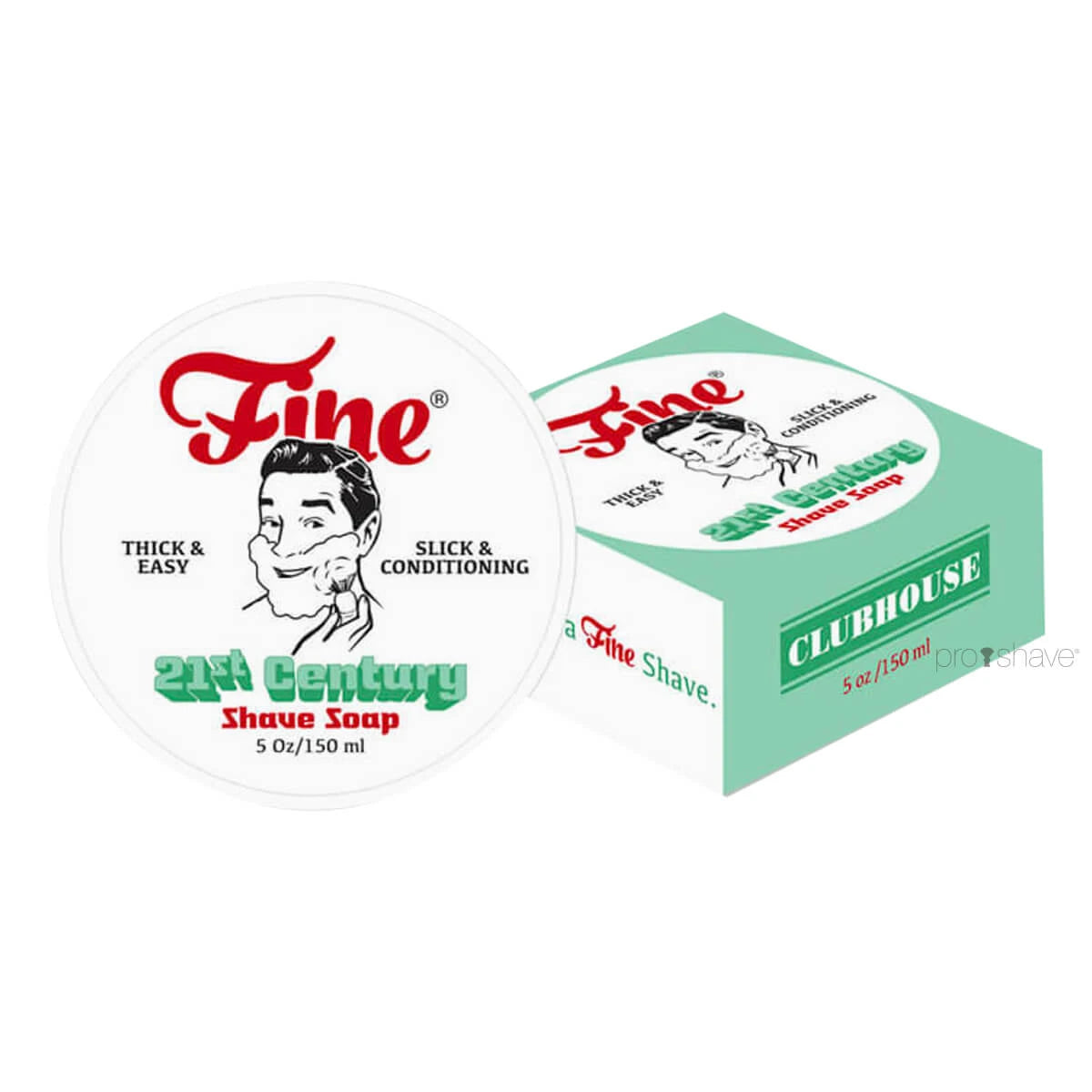 Clubhouse Shaving soap in bowl, 150 ml.