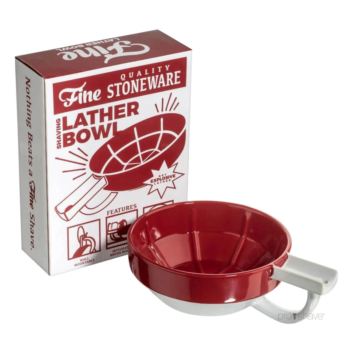 Soap dish, Red