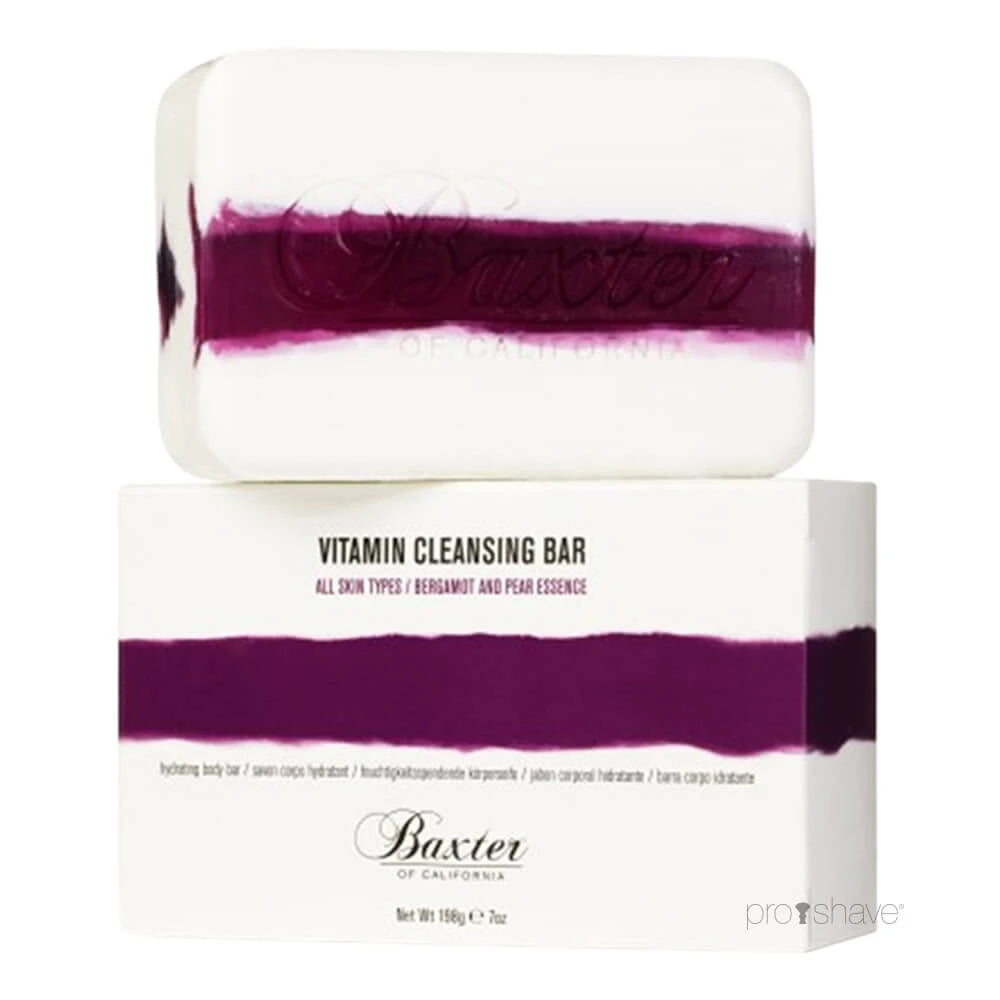 Vitamin Cleansing Body Bar, Bergamot & Pear