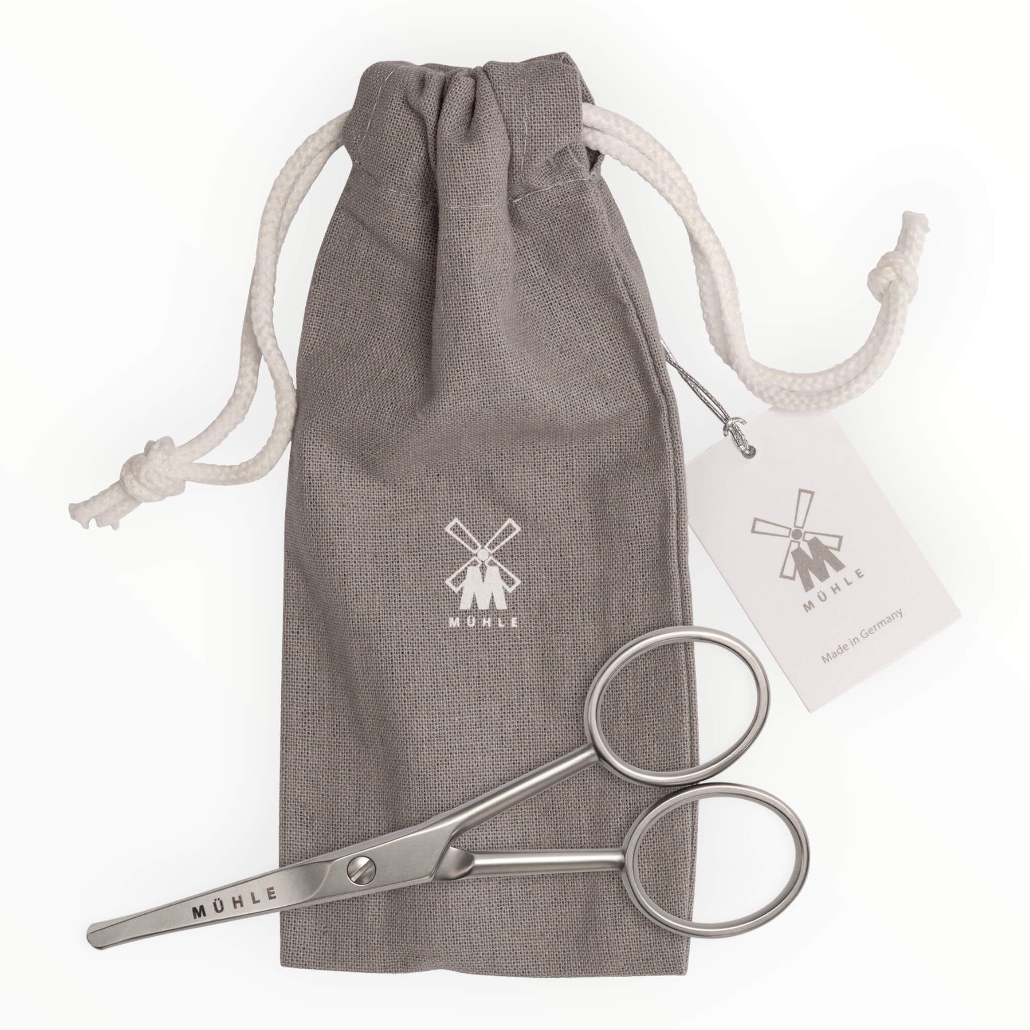 Beard scissors for beard, ear and nose hair