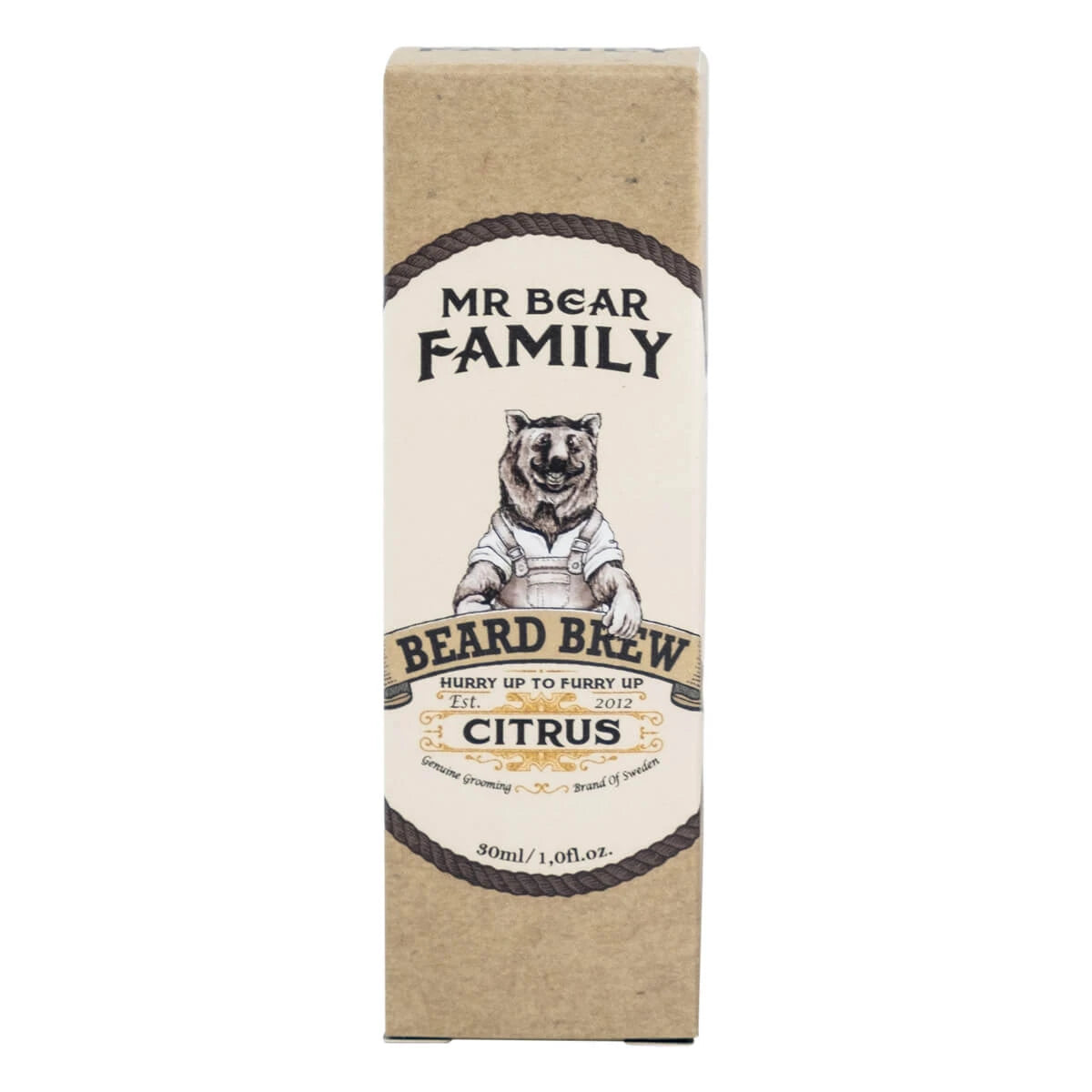 Beard oil, Beard Brew Oil, Citrus, 30 ml.