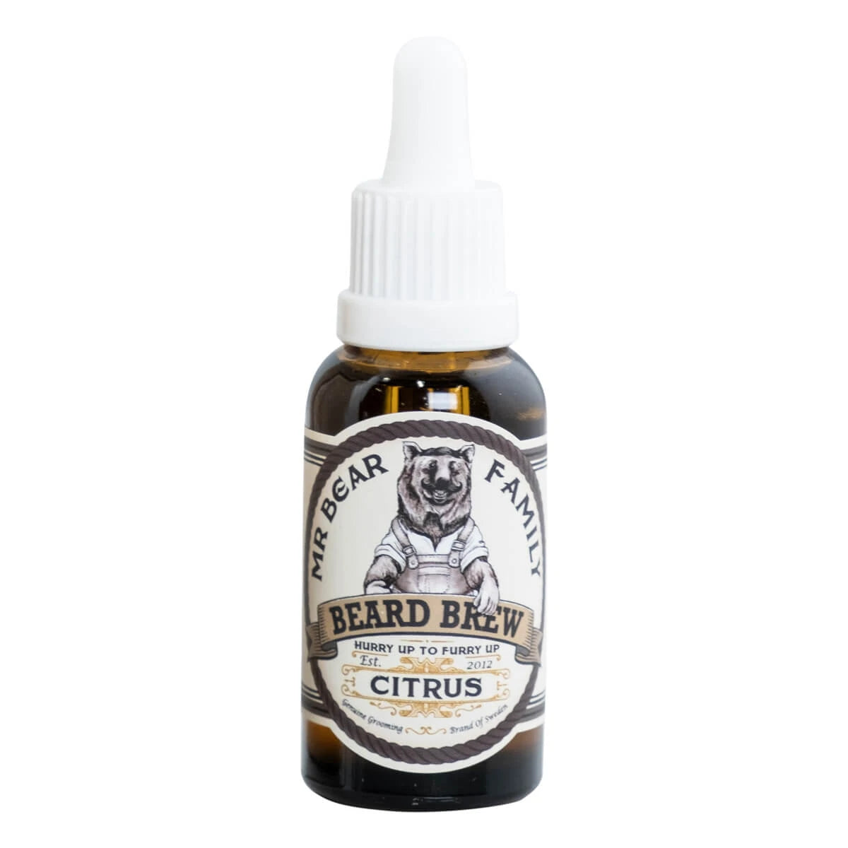 Beard oil, Beard Brew Oil, Citrus, 30 ml.