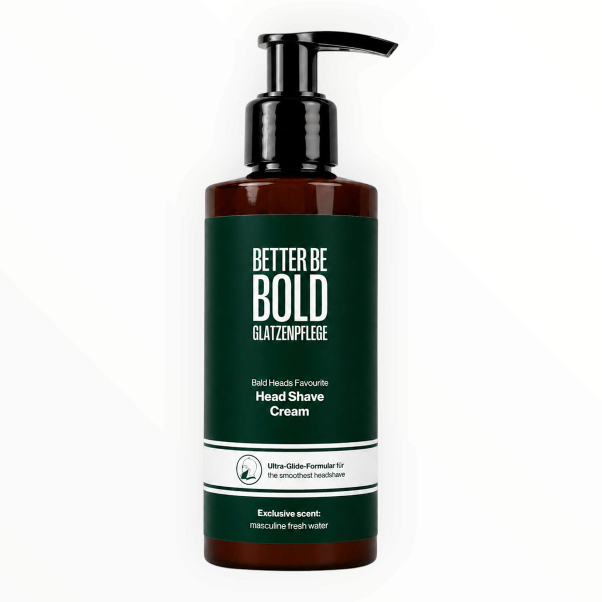 Head Shave Cream, Ultra-glide formula, 150 ml.