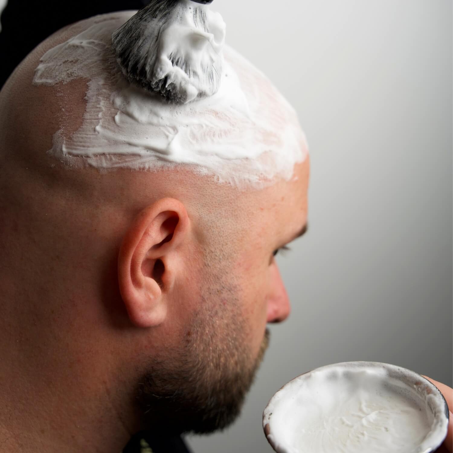 Handmade Headshaving Soap, Aloe Vera, 70 g.