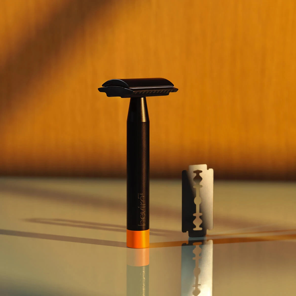 Scraper with fixed razor blade setting – Proshave