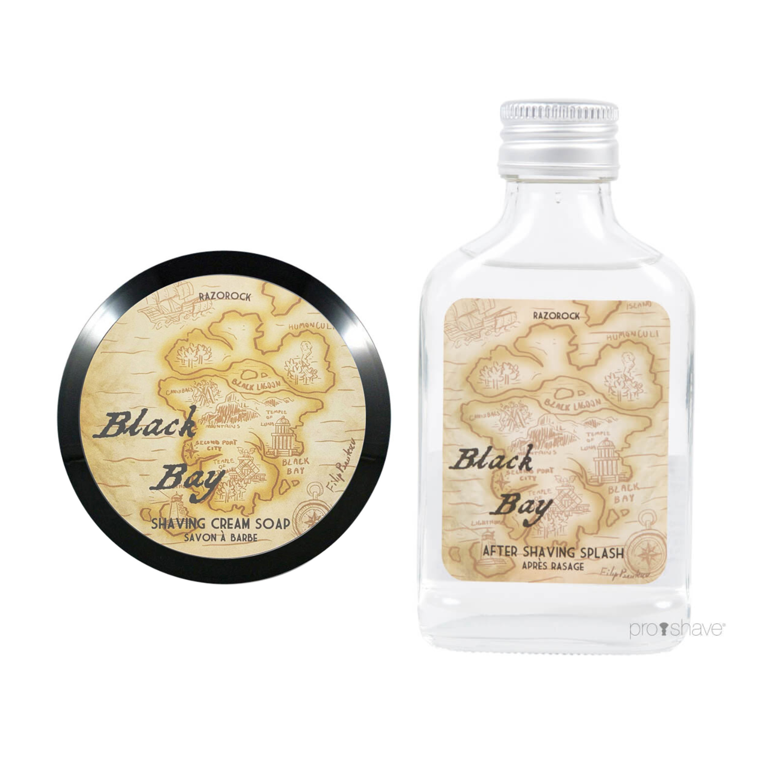 Black Bay Set, Shaving Soap and Aftershave
