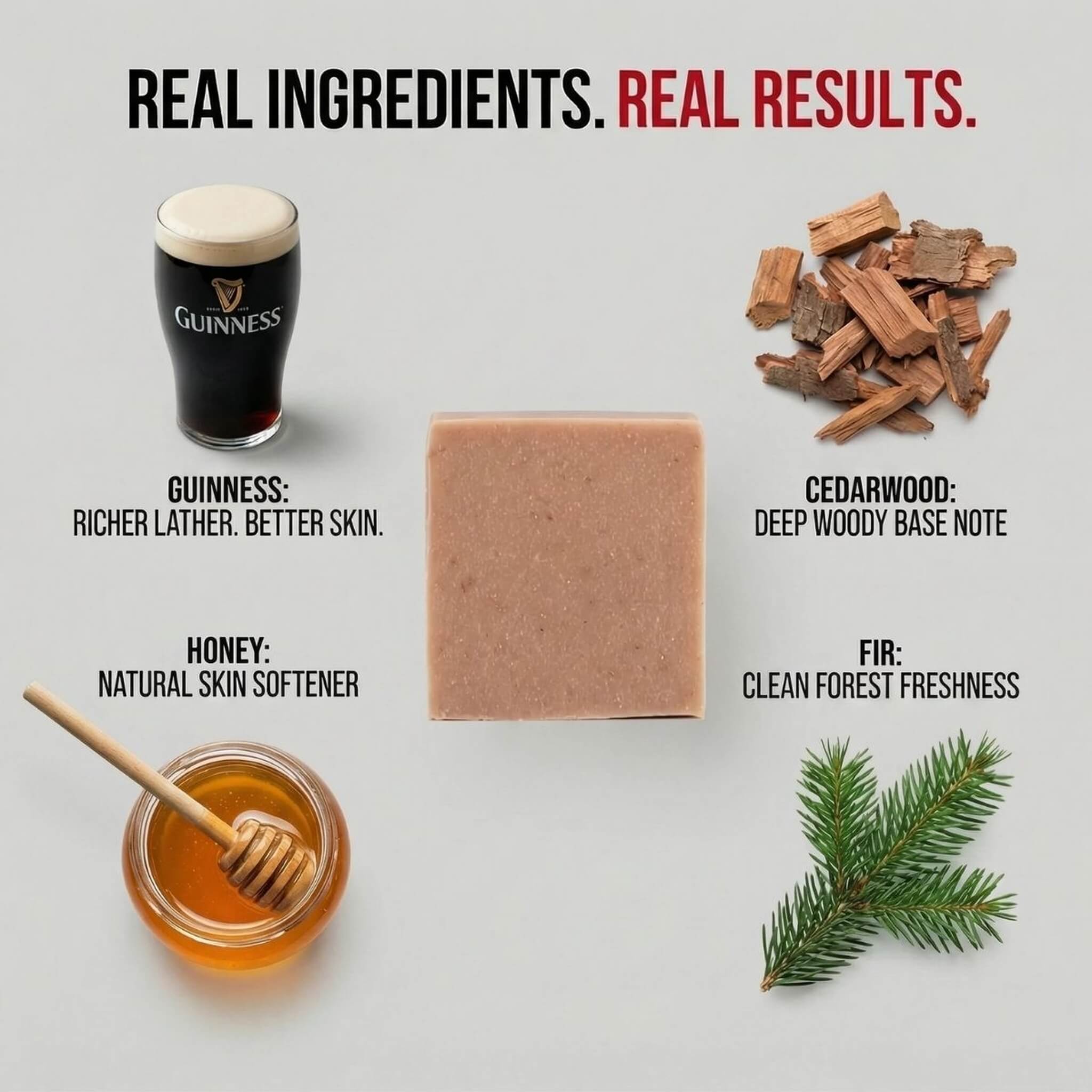 Soap, Black Stout, 135 g.