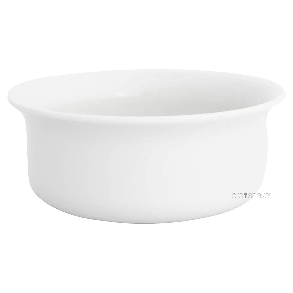 Limoges Porcelain bowl with shaving soap and lid in light beech
