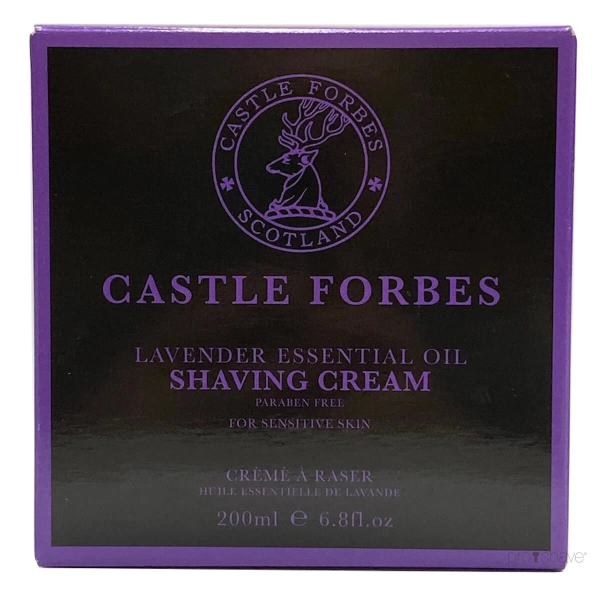 Shaving Cream, Lavender Essential Oil, 200 ml.