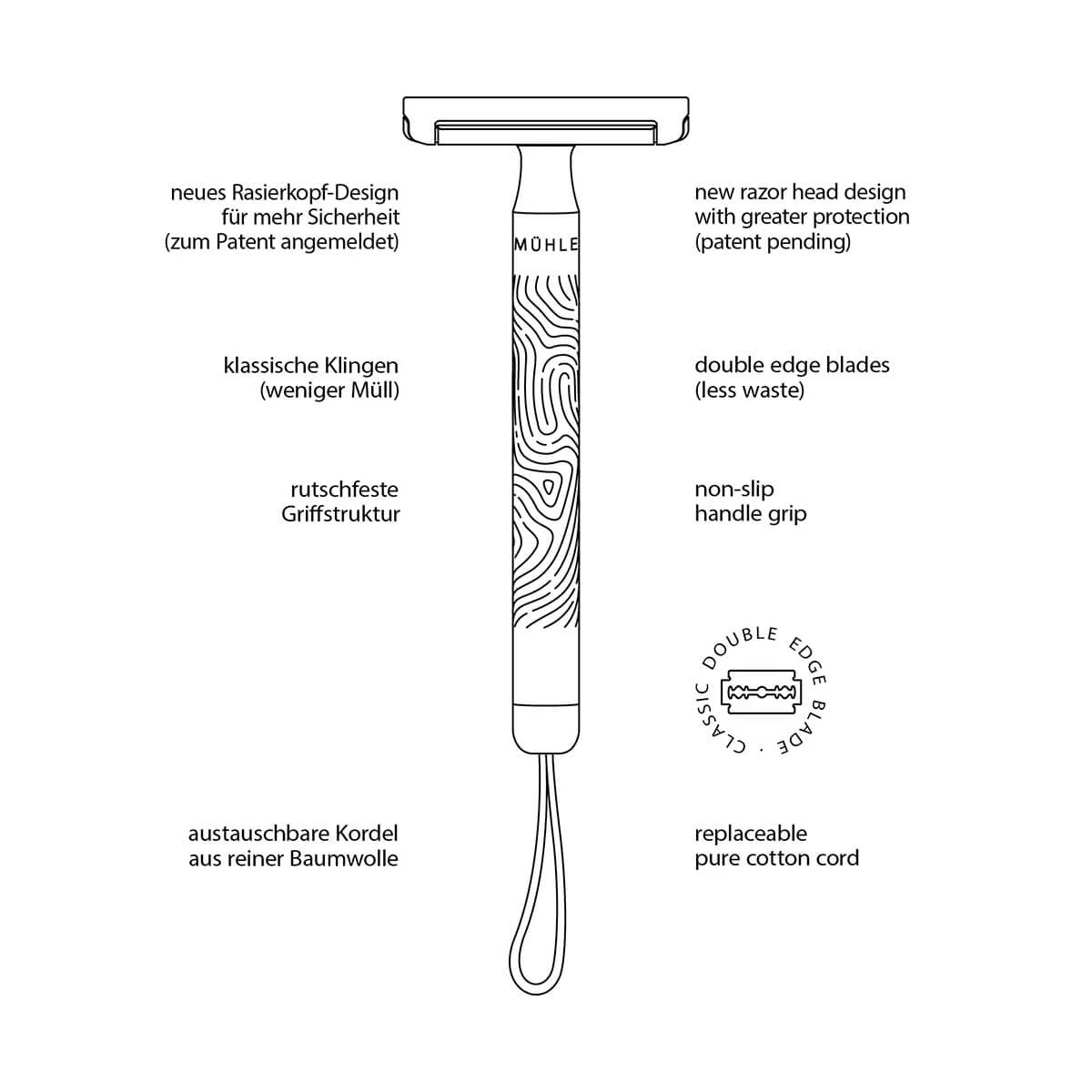 Companion DE razor, Unisex, Rose gold