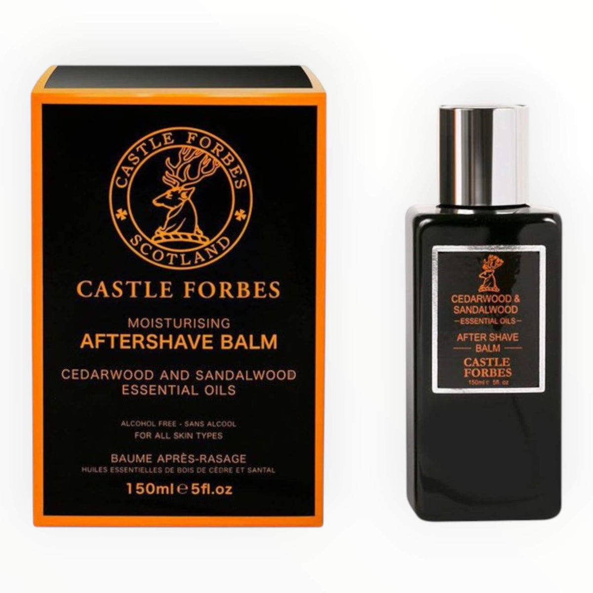 Aftershave Balm, Cedarwood & Sandalwood Oil, 150 ml.