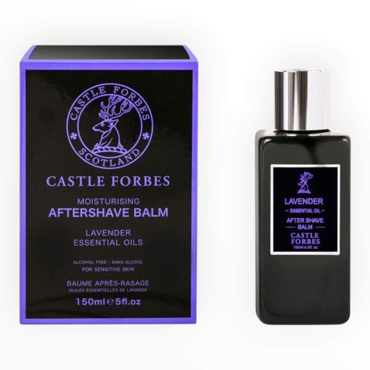 Aftershave Balm, Lavender Essential Oil, 150 ml.