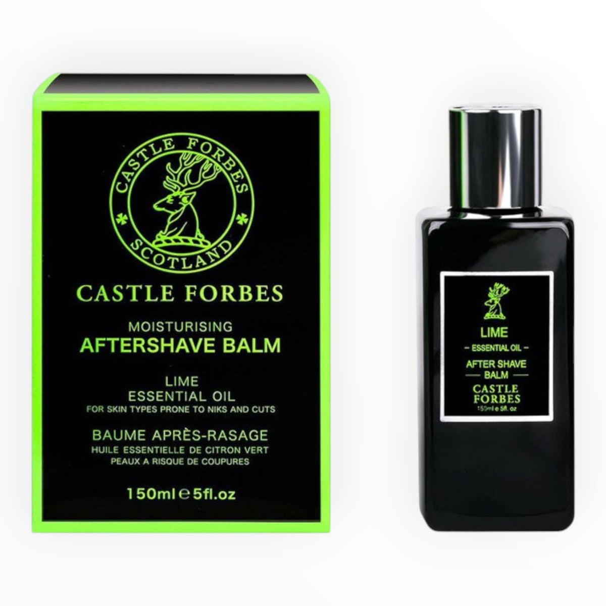 Aftershave Balm, Lime Essential Oil, 150 ml.